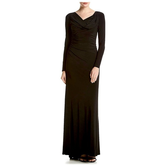 Vera Wang Dresses & Skirts - VERA WANG Women's Long Sleeve Matte Jersey Cowl Neck‎ Gown / Size 6, 8, 14 NWT